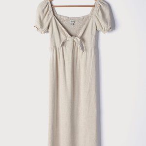 Linen Midi Dress